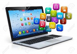 communication and cloud computing concept